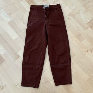 Everlane Utility Barrel Pants Rosewood 00